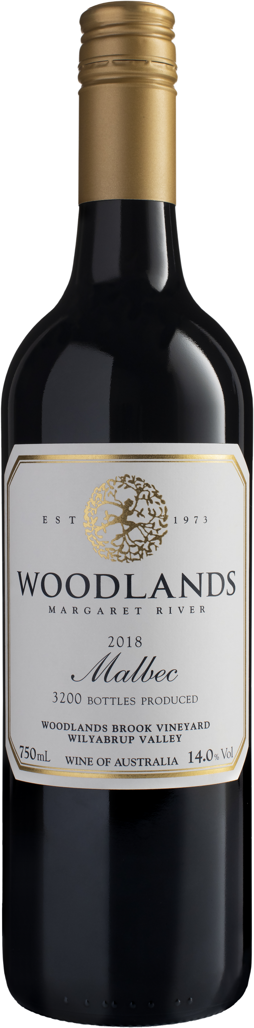 Woodlands Wilyabrup Valley Malbec 2018